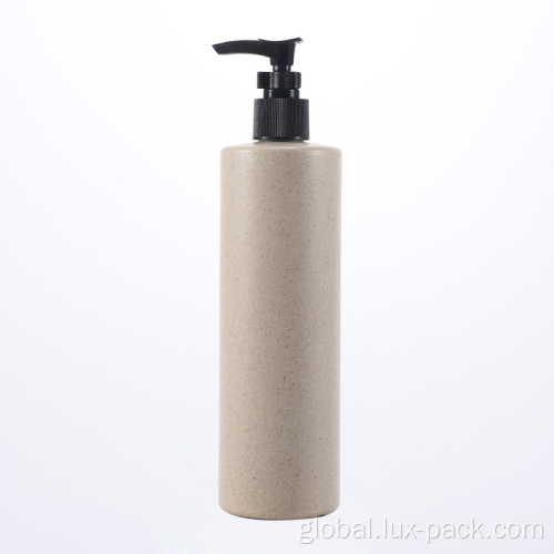 500Ml Plastic Bottle Eco friendly Cosmetic packaging wheat straw Manufactory